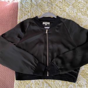 Short Waisted Silky Jacket